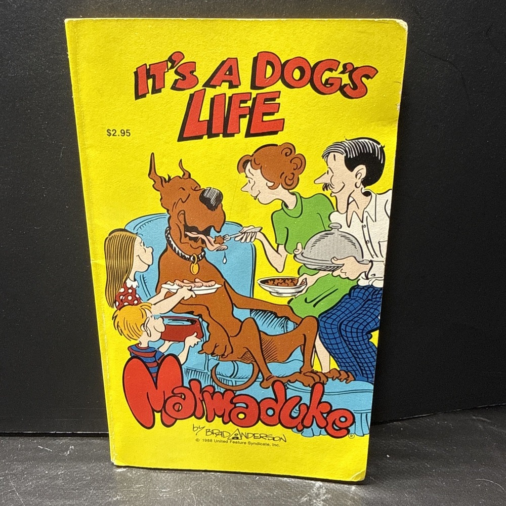 Vtg Marmaduke: It's A Dog's Life by Brad Anderson (1989)  Comic First‎ Edition
